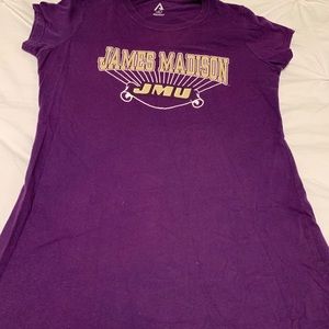 Purple James Madison University Fitted T-Shirt